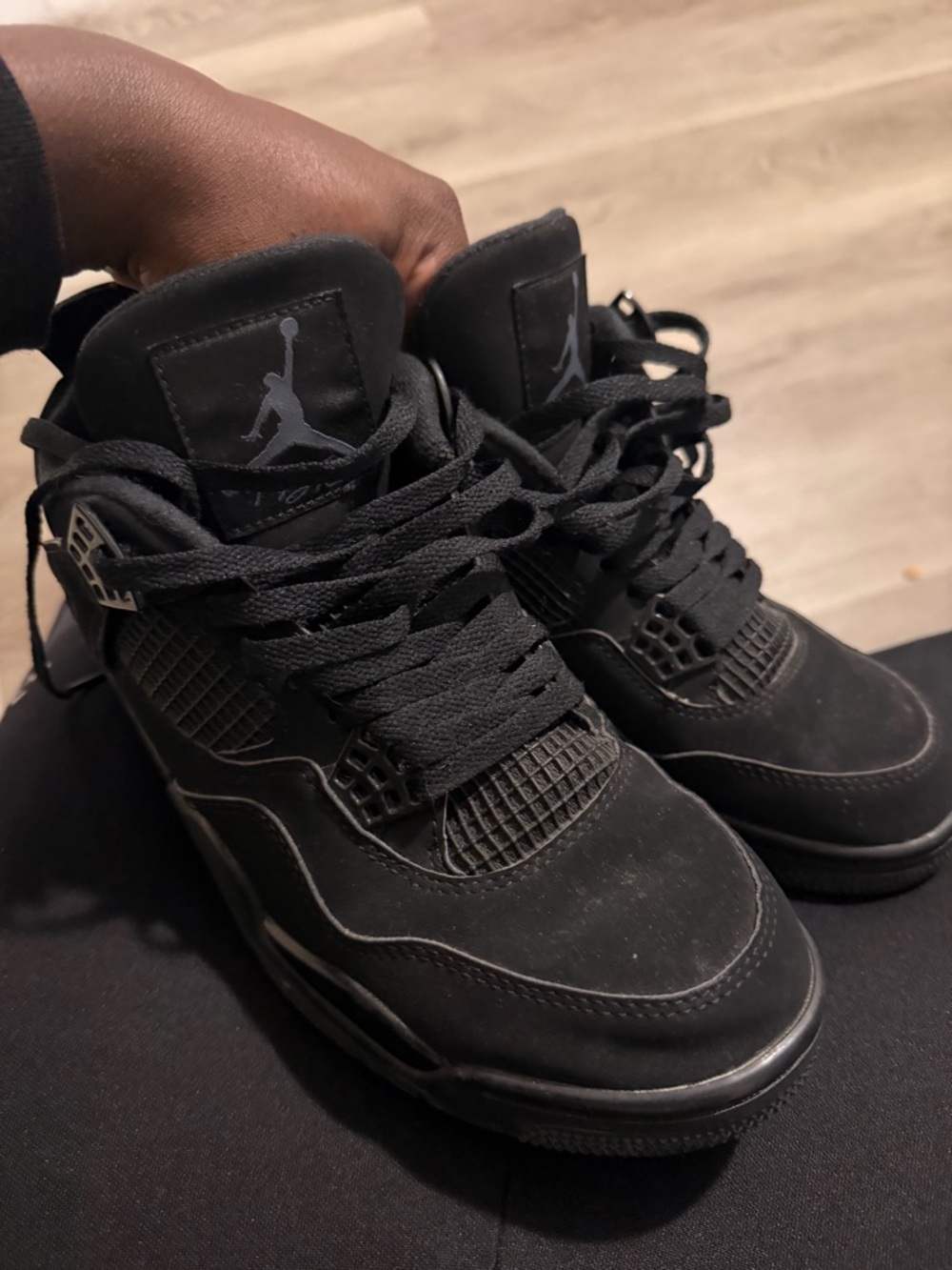 Air Jordan 4 “Black Cat” 2020 w/ no insoles included